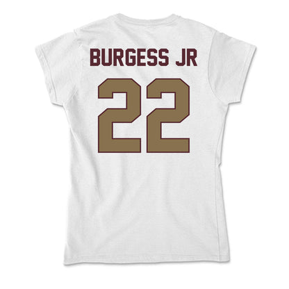 Texas State - NCAA Football : Torrance Burgess Jr - Soft Style Women’s T-Shirt-1