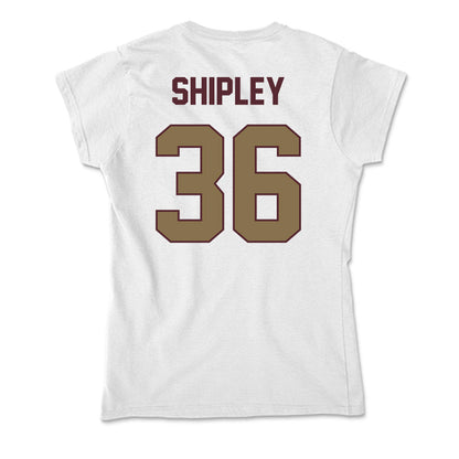 Texas State - NCAA Football : Mason Shipley - Soft Style Women’s T-Shirt-1