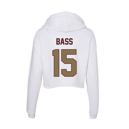 Texas State - NCAA Softball : Karmyn Bass - Women's Crop Fleece Hoodie-1