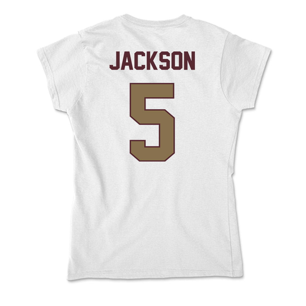 Texas State - NCAA Football : Darius Jackson - Soft Style Women’s T-Shirt-1