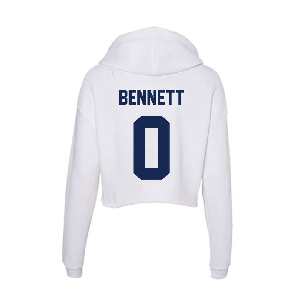 Dayton - NCAA Men's Basketball : Javon Bennett - Women's Crop Fleece Hoodie-1
