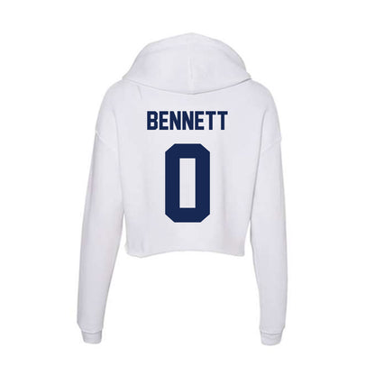 Dayton - NCAA Men's Basketball : Javon Bennett - Women's Crop Fleece Hoodie-1