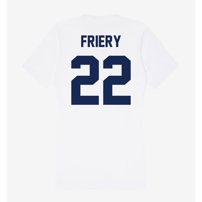 Dayton - NCAA Men's Basketball : Damon Friery - Women's V-Neck T-Shirt-1