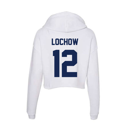 Dayton - NCAA Football : Gavin Lochow - Women's Crop Fleece Hoodie-1