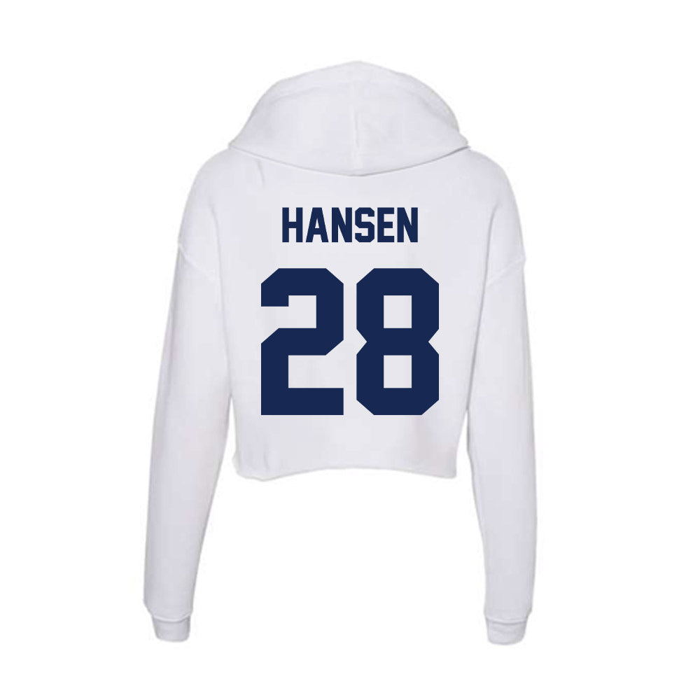 Dayton - NCAA Football : Luke Hansen - Women's Crop Fleece Hoodie-1