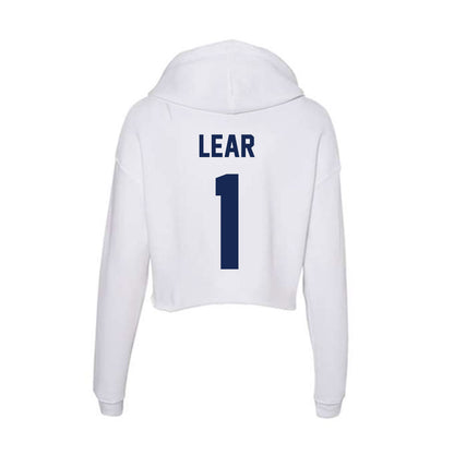 Dayton - NCAA Women's Basketball : Nayo Lear - Women's Crop Fleece Hoodie-1