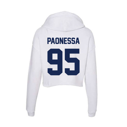 Dayton - NCAA Football : Vito Paonessa - Women's Crop Fleece Hoodie-1