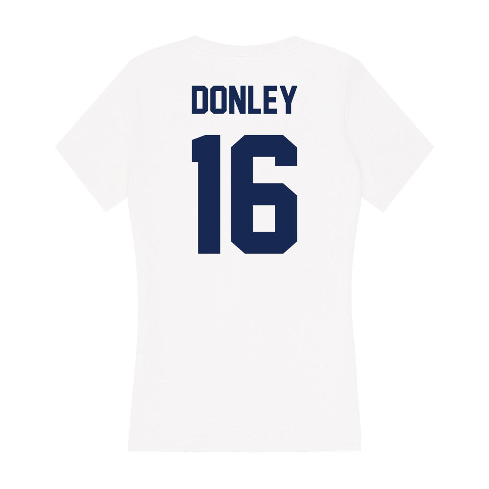 Dayton - NCAA Women's Soccer : Alicia Donley - Women's V-Neck T-Shirt-1