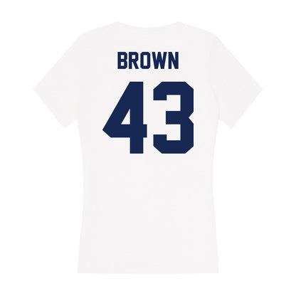 Dayton - NCAA Football : Tyler Brown - Women's V-Neck T-Shirt-1