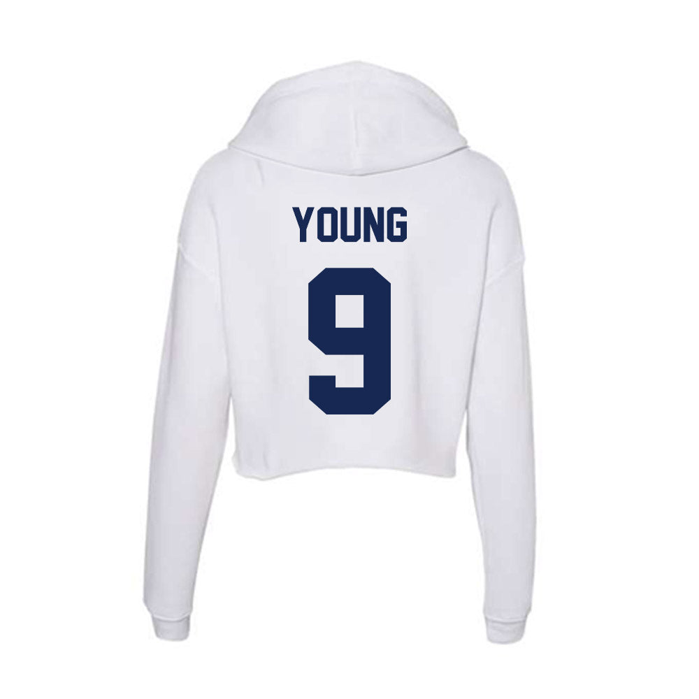 Dayton - NCAA Women's Volleyball : Emily Young - Women's Crop Fleece Hoodie-1