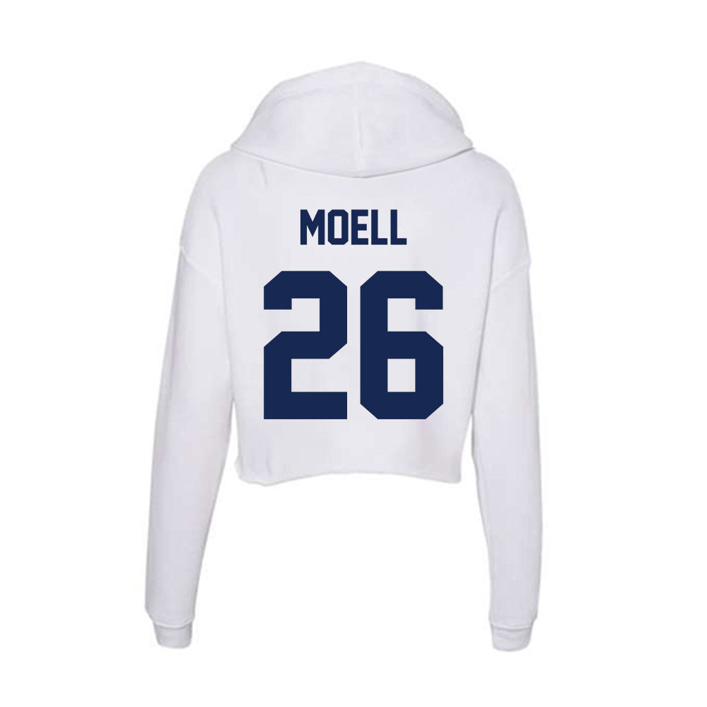 Dayton - NCAA Football : Levi Moell - Women's Crop Fleece Hoodie-1