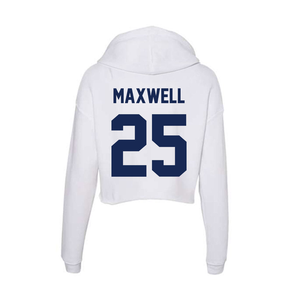 Dayton - NCAA Men's Basketball : Will Maxwell - Women's Crop Fleece Hoodie-1