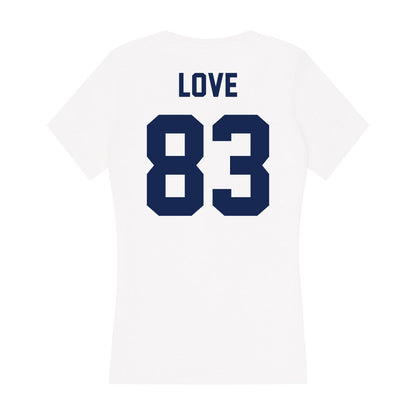 Dayton - NCAA Football : Josiah Love - Women's V-Neck T-Shirt-1