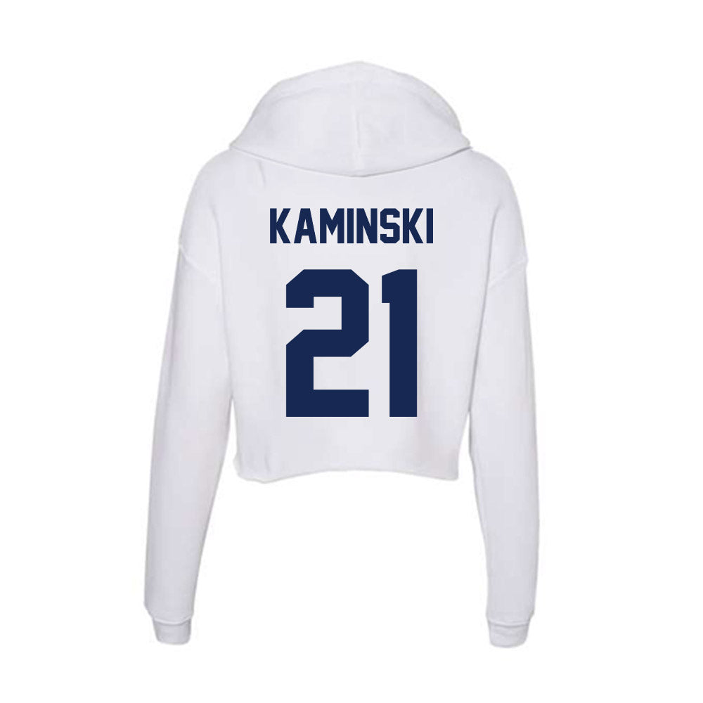 Dayton - NCAA Women's Volleyball : Karissa Kaminski - Women's Crop Fleece Hoodie-1