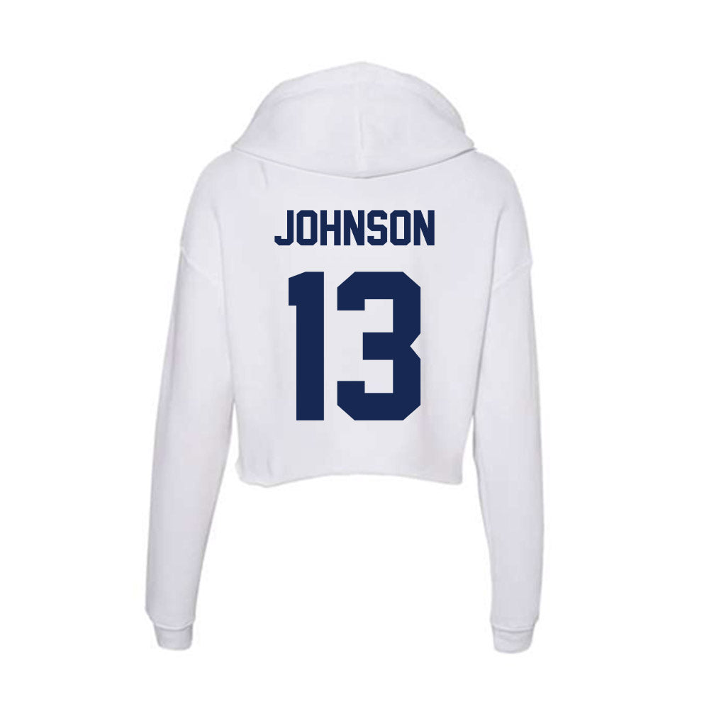 Dayton - NCAA Football : Cole Johnson - Women's Crop Fleece Hoodie-1