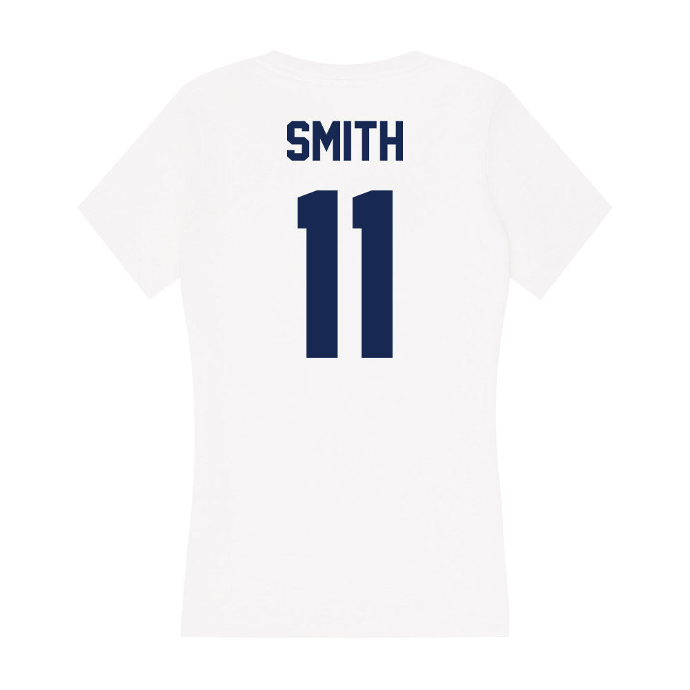 Dayton - NCAA Men's Basketball : Malachi Smith - Women's V-Neck T-Shirt-1