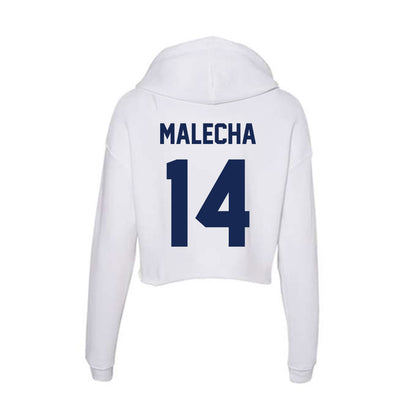 Dayton - NCAA Baseball : Peyton Malecha - Women's Crop Fleece Hoodie-1