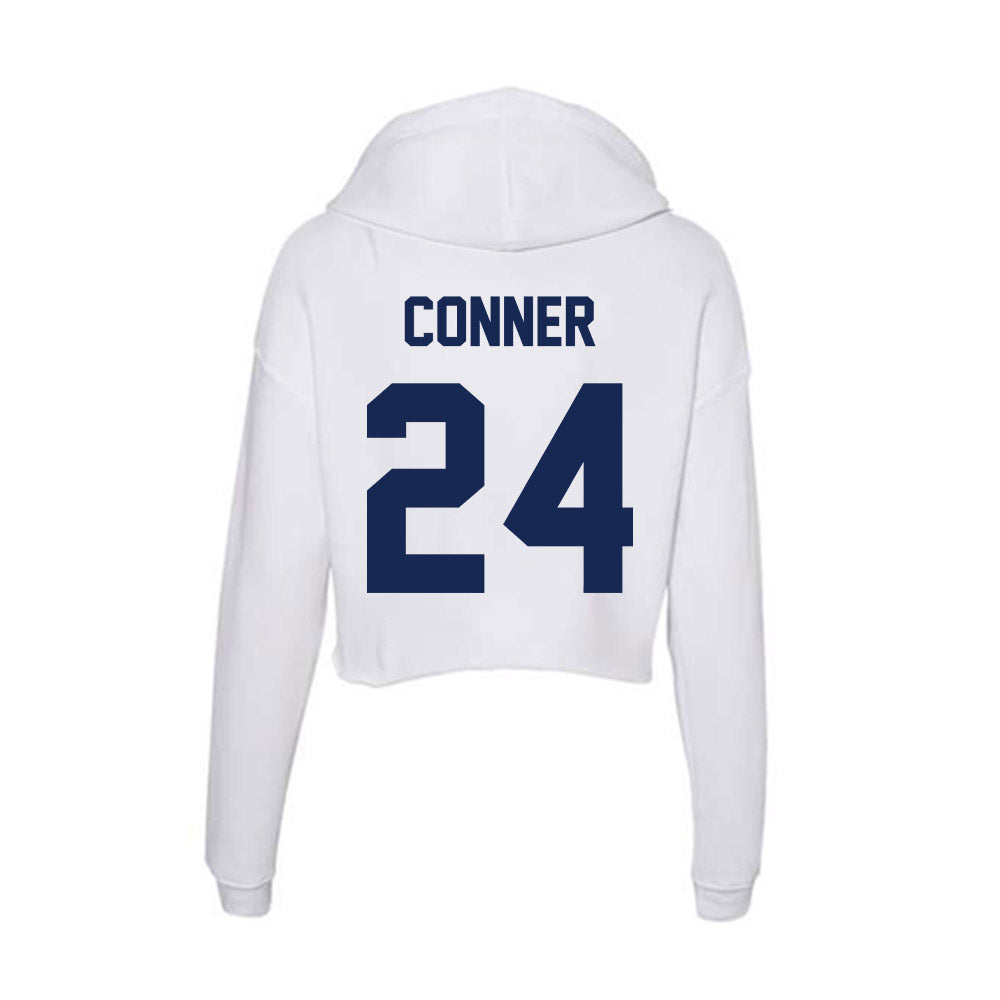 Dayton - NCAA Men's Basketball : Jacob Conner - Women's Crop Fleece Hoodie-1