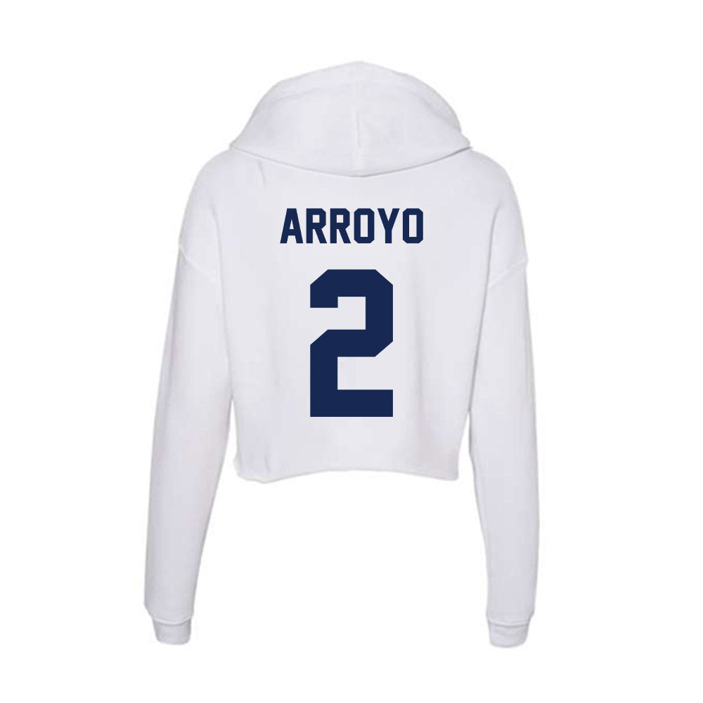 Dayton - NCAA Women's Volleyball : Gabriella Arroyo - Women's Crop Fleece Hoodie-1