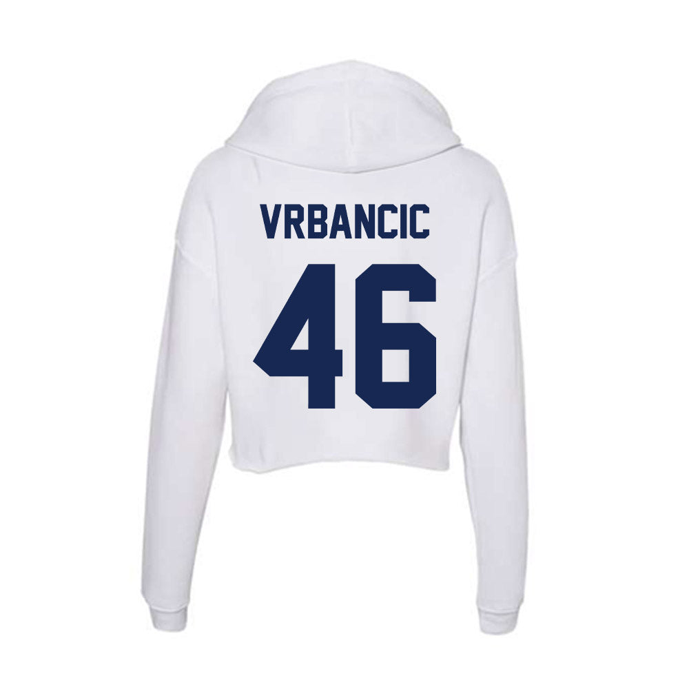 Dayton - NCAA Football : Andrew Vrbancic - Women's Crop Fleece Hoodie-1