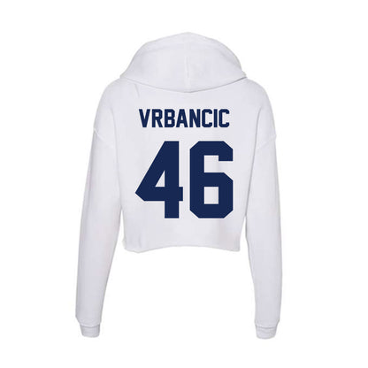 Dayton - NCAA Football : Andrew Vrbancic - Women's Crop Fleece Hoodie-1