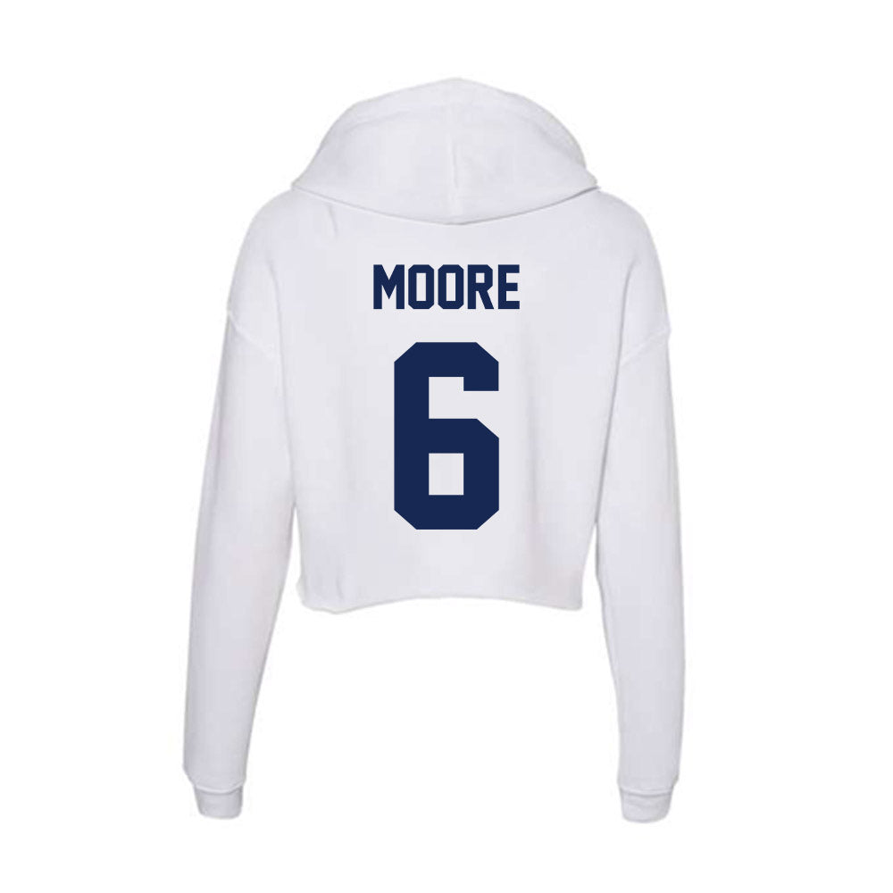 Dayton - NCAA Women's Volleyball : Amelia Moore - Women's Crop Fleece Hoodie-1