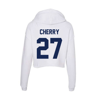 Dayton - NCAA Football : Darius Cherry - Women's Crop Fleece Hoodie-1