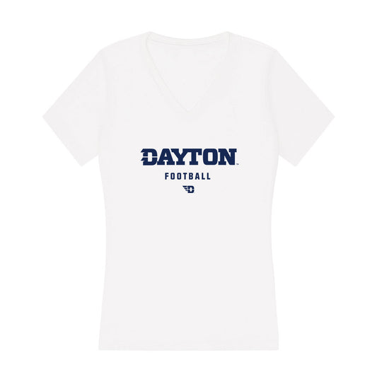 Dayton - NCAA Football : Parker Chaney - Women's V-Neck T-Shirt-0