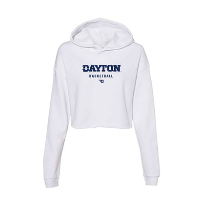 Dayton - NCAA Men's Basketball : Malachi Smith - Women's Crop Fleece Hoodie-0