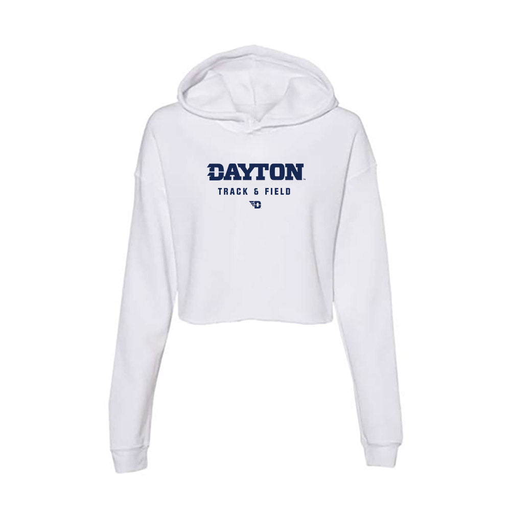 Dayton - NCAA Women's Track & Field : Maggie Hofner - Women's Crop Fleece Hoodie-0