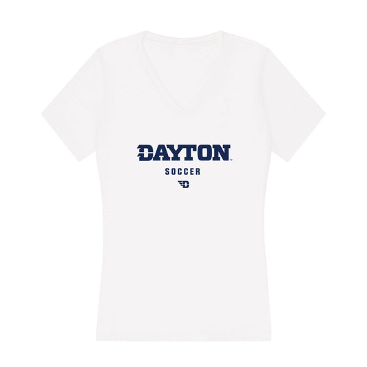 Dayton - NCAA Women's Soccer : Mackenzie Lutz - Women's V-Neck T-Shirt-0