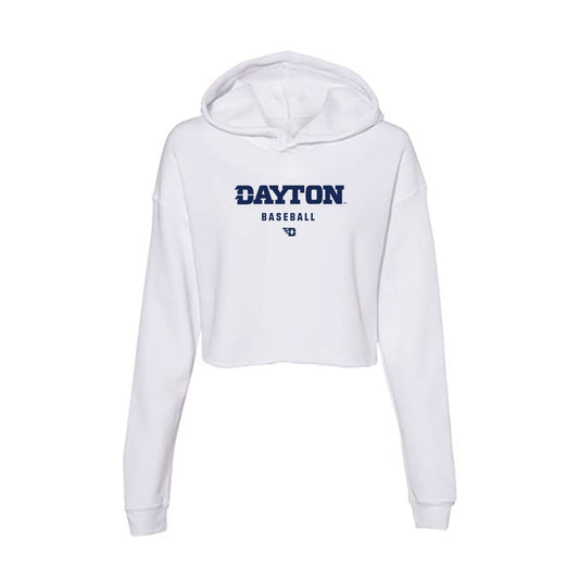 Dayton - NCAA Baseball : Ayden Tran - Women's Crop Fleece Hoodie-0