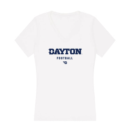 Dayton - NCAA Football : Chase Holmes - Women's V-Neck T-Shirt-0