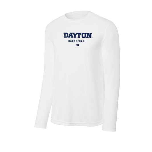 Dayton - NCAA Men's Basketball : Evan Dickey - Activewear Long Sleeve T-Shirt-0