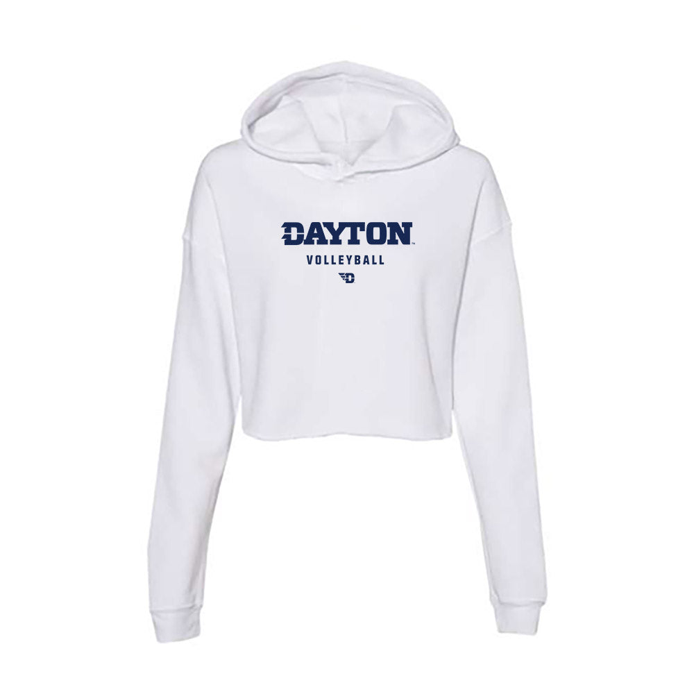 Dayton - NCAA Women's Volleyball : Panna Ratkai - Women's Crop Fleece Hoodie-0
