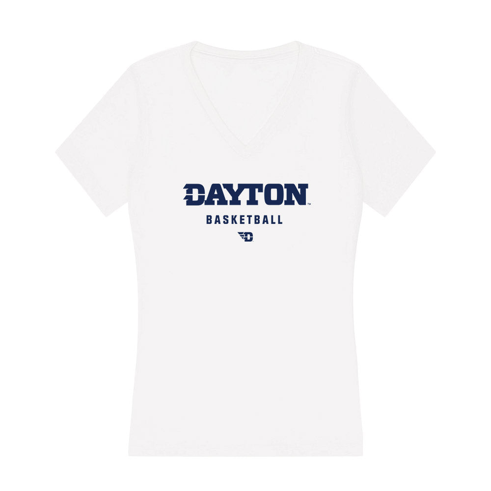 Dayton - NCAA Women's Basketball : Shantavia Dawkins - Women's V-Neck T-Shirt-0