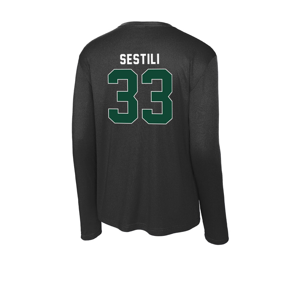 Ohio - NCAA Football : Brady Sestili - Activewear Long Sleeve T-Shirt-1