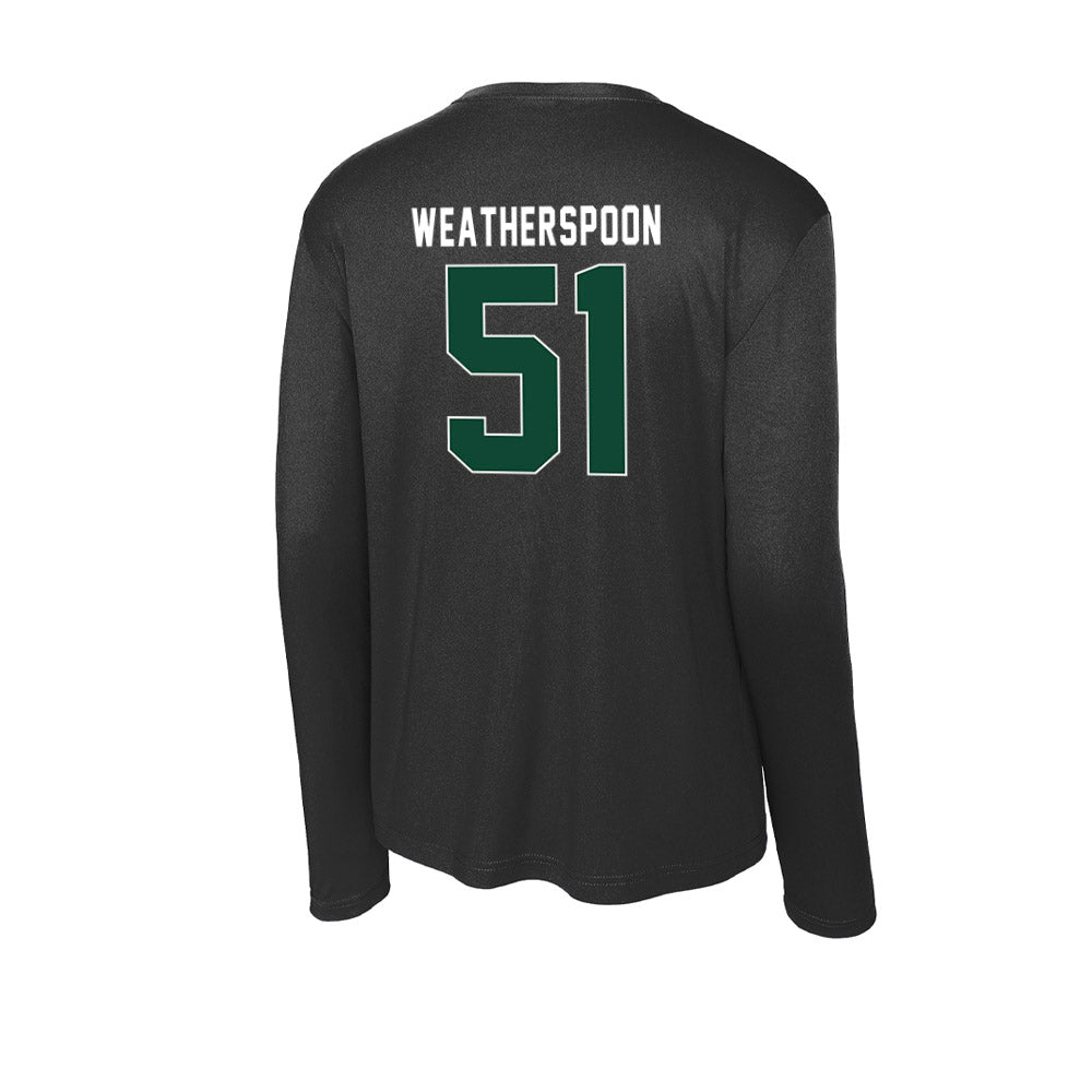 Ohio - NCAA Football : Davion Weatherspoon - Activewear Long Sleeve T-Shirt-1