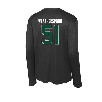 Ohio - NCAA Football : Davion Weatherspoon - Activewear Long Sleeve T-Shirt-1