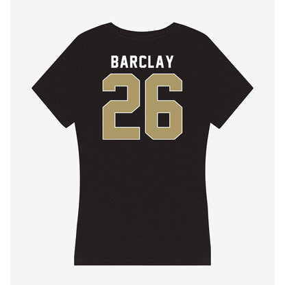 UNC Charlotte - NCAA Men's Soccer : Jemone Barclay - Women's V-Neck T-Shirt-1