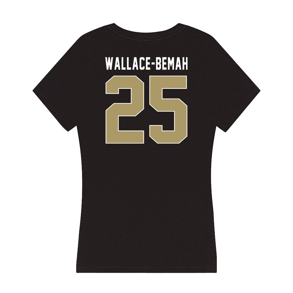 UNC Charlotte - NCAA Football : Prince Wallace-Bemah - Women's V-Neck T-Shirt-1