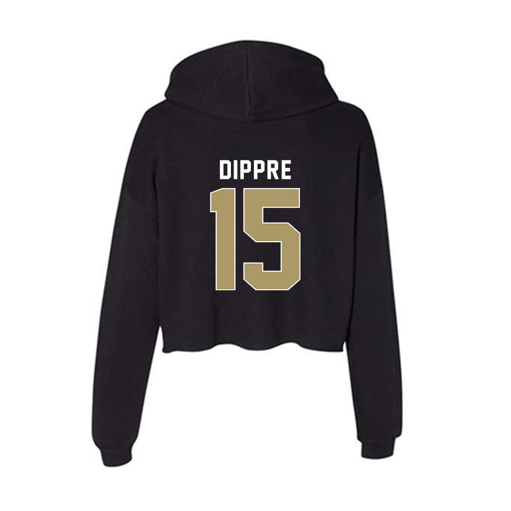 UNC Charlotte - NCAA Football : Lacota Dippre - Women's Crop Fleece Hoodie-1