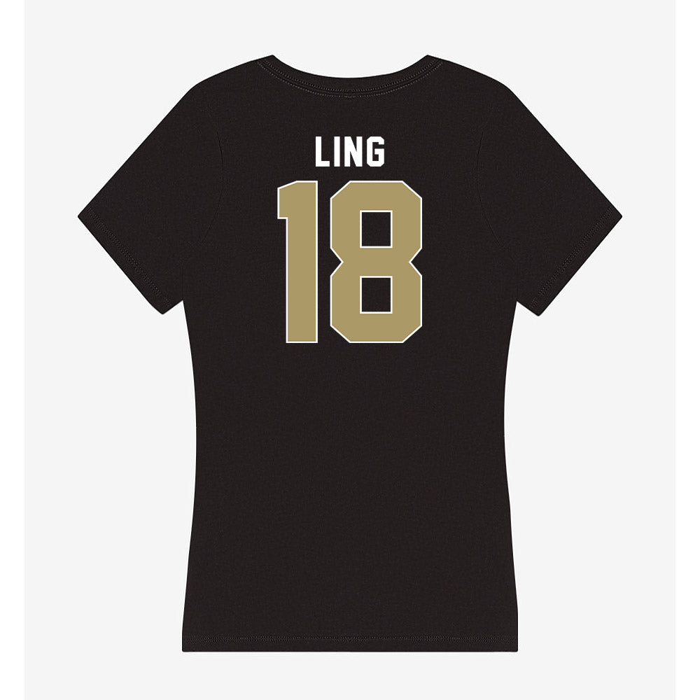 UNC Charlotte - NCAA Women's Lacrosse : Katie Ling - Women's V-Neck T-Shirt-1