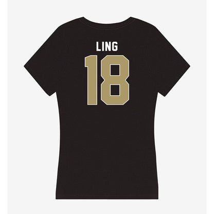 UNC Charlotte - NCAA Women's Lacrosse : Katie Ling - Women's V-Neck T-Shirt-1