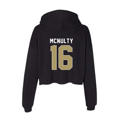 UNC Charlotte - NCAA Football : Luke McNulty - Women's Crop Fleece Hoodie-1