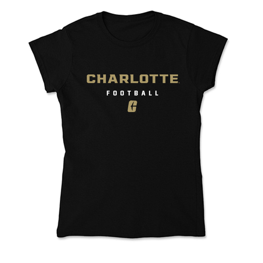 UNC Charlotte - NCAA Football : Prince Wallace-Bemah - Soft Style Women’s T-Shirt-0