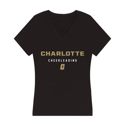 UNC Charlotte - NCAA Cheerleading : Jermani Kea - Women's V-Neck T-Shirt-0