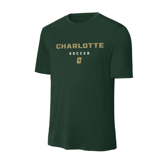 UNC Charlotte - NCAA Men's Soccer : Jemone Barclay - Activewear T-Shirt-0