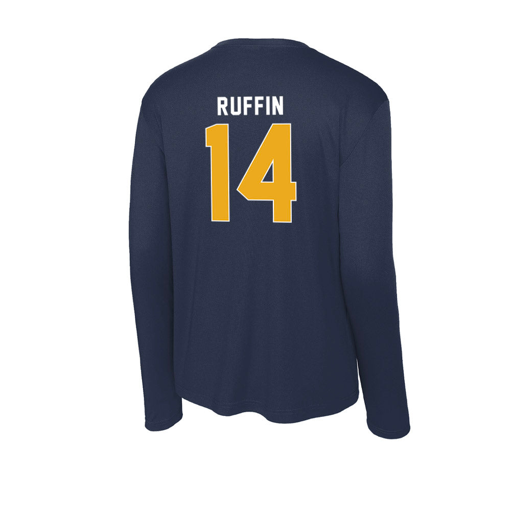 Kent State - NCAA Football : Deante Ruffin - Activewear Long Sleeve T-Shirt-1
