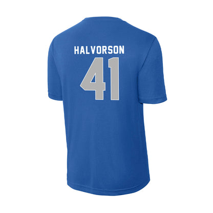 Drake - NCAA Football : Spencer Halvorson - Activewear T-Shirt-1